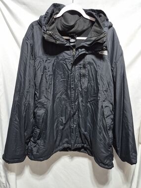 The North Face HyVent 2-in-1 Jacket XXL Black Zip Out Liner Hooded